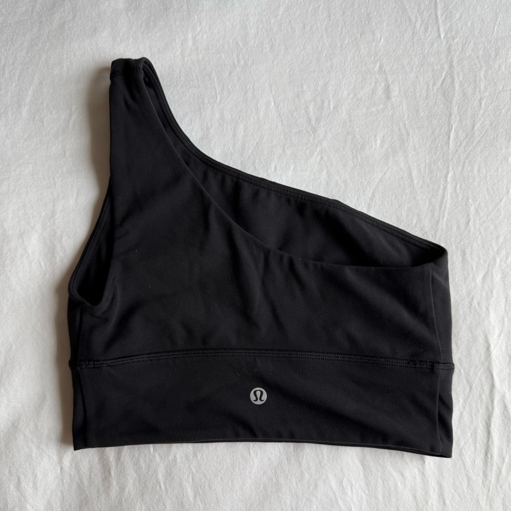 lululemon athletica Black One-Shoulder Sports Bra